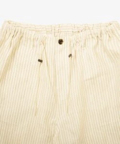 Circular Fatigue Short Pants Dead Stock Stripe Natural - Sillage -Ki:ts Shop circularfatigueshortpantsdeadstocknaturalstripe zoom