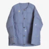 Crew Cardigan Recycled Down / Blue - Sillage -Ki:ts Shop crewcardiganrecycleddownbluefront