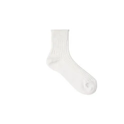 Low Gauge Short Socks / White - Decka