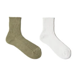 Low Gauge Short Socks / Khaki - Decka -Ki:ts Shop decka lowgaugeshortsocks 1080