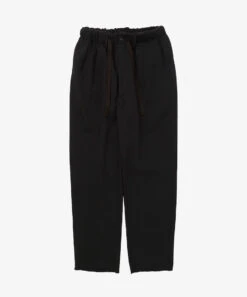 French Terry Baggy Trousers / Black - Sillage