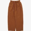 French Terry Circular Pants / Brown - Sillage -Ki:ts Shop frenchterrycircularpants brown front