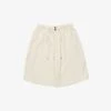 French Terry Circular Short Pants / Ivory Natural - Sillage -Ki:ts Shop frenchterrycircularshortpants ivory front