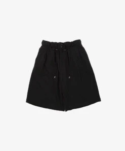 French Terry Circular Short Pants / Black - Sillage