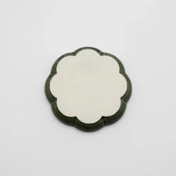 Hibi Seto Flower Tray (Incense Holder) / Oribe Green - Hibi -Ki:ts Shop hibiflowersetotray green 03 SQ1080