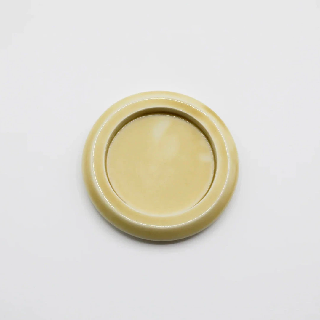 Hibi Seto Round Tray (Incense Holder) / Kiesto Yellow - Hibi 3 Hibi Seto Round Tray (Incense Holder) / Kiesto Yellow - Hibi