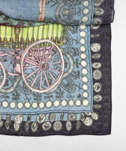 Scarf / Romani Violet / Purple / CU205 - SWASH LONDON -Ki:ts Shop image 17dd17d6 2994 43f4 a971 9f5511d1a242