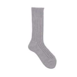 Cased Heavy Weight Plain Socks / Feather Gray - Decka