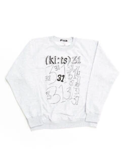 31 31 31 Sweatshirt / Gray - (ki:ts) X Black Score