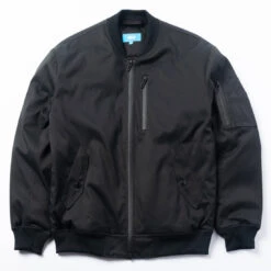 Padded MA-1 (Bomber Jacket) / Black - WWS