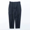 Tapered Cropped Trousers / Dark Navy - (ki:ts) X WWS