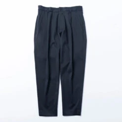 Tapered Cropped Trousers / Dark Navy - (ki:ts) X WWS