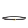 Plait Emboss Narrow Belt / Black - (ki:ts)