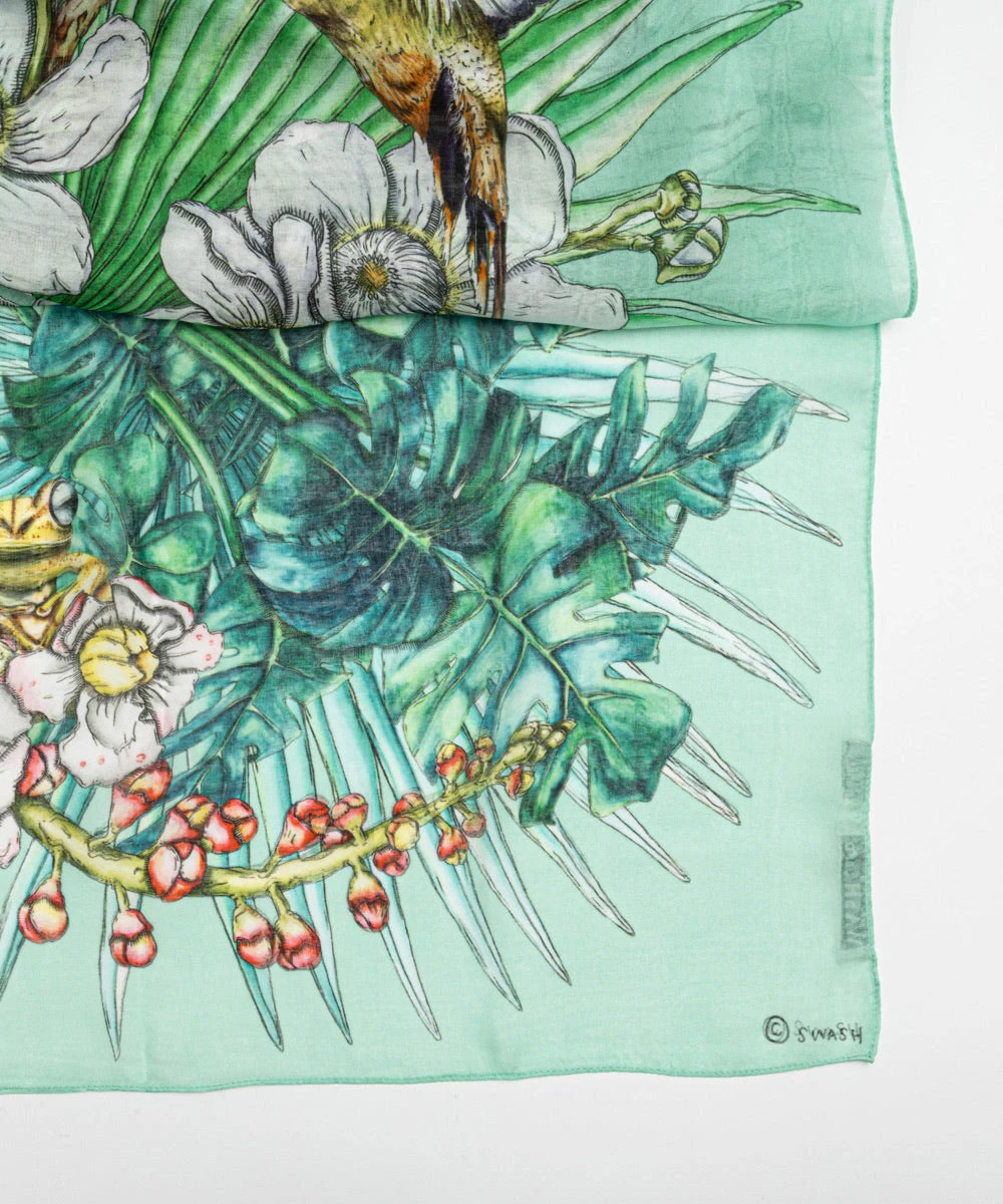 Scarf / Amazonia Verdant / Green / CU236 - SWASH LONDON 5 Scarf / Amazonia Verdant / Green / CU236 - SWASH LONDON - Image 3