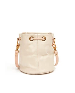 Drawstring Bag With 2 Way Shoulder Strap - S / Cafe Latte - (ki:ts) -Ki:ts Shop image a85fa336 7279 432b 89cc 59950cb4de2f