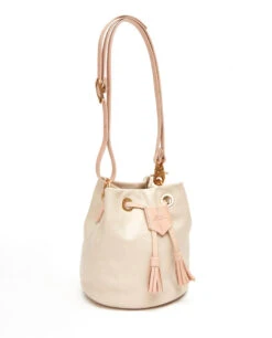 Drawstring Bag With 2 Way Shoulder Strap - S / Cafe Latte - (ki:ts) -Ki:ts Shop image ab7a5014 4376 4e7d b3c4 79460a439000