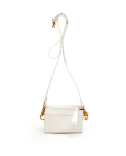 Fold Purse With Shoulder Strap / White - (ki:ts) -Ki:ts Shop image ae5f04da a328 4d97 b85f 94e8cd6a278c