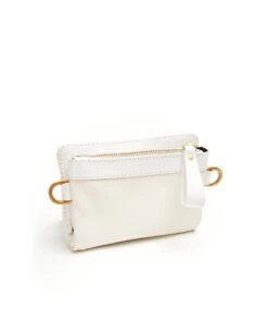 Fold Purse With Shoulder Strap / White - (ki:ts) -Ki:ts Shop image c941b216 44cd 4339 9045 91a4d988c618