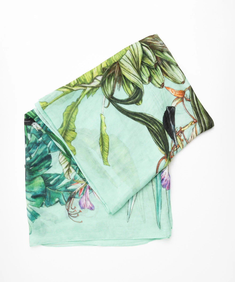Scarf / Amazonia Verdant / Green / CU236 - SWASH LONDON 4 Scarf / Amazonia Verdant / Green / CU236 - SWASH LONDON - Image 2