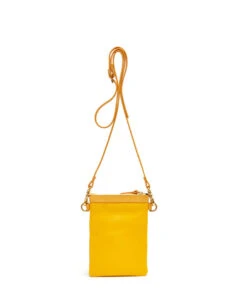 Fold Purse With Shoulder Strap / Sunflower - (ki:ts)
