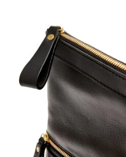 Fold Purse With Shoulder Strap / Black - (ki:ts) -Ki:ts Shop image fa4c4142 606d 43f0 8d88 0e349c49f3a4