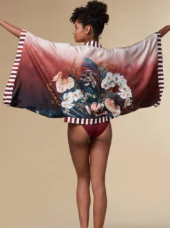 Olivia - Burgundy / Silk Kimono Top - KAYLL 15 Olivia - Burgundy / Silk Kimono Top - KAYLL -Ki:ts Shop kaylloliviasilkfloralprintedkimonotopluxuryresortwearpurple10 H960