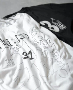 31 31 31 T-shirt / White - (ki:ts) X Black Score -Ki:ts Shop kits bsT04 775x960 300