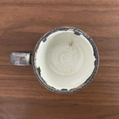 Iron Glaze Gold Mug Small - Kouungama -Ki:ts Shop kouungama SQ1080 Iron Glaze Gold Mug Inside