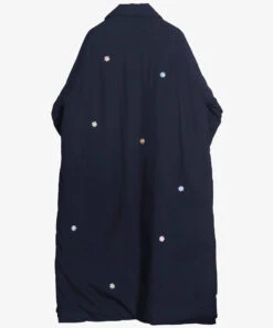 Manteau D'hiver In Recycled Down / Navy - Sillage 7 Manteau D'hiver In Recycled Down / Navy - Sillage -Ki:ts Shop manteaud hiverinrecycleddownnavyback