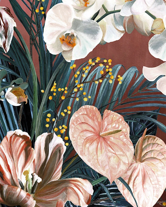 Olivia - Burgundy / Silk Kimono Top - KAYLL 10 Olivia - Burgundy / Silk Kimono Top - KAYLL - Image 8