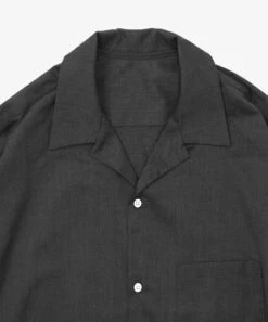 Re-engineered Overshirt / Anthracite - Sillage -Ki:ts Shop re engineeredovershirtanthracitetwill black zoom