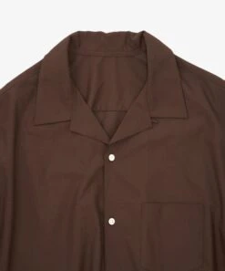 Re-engineered Overshirt / Brown - Sillage -Ki:ts Shop re engineeredovershirtanthracitetwill brwon zoom