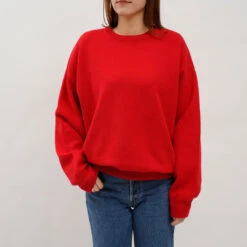Back Logo Print Sweat / Red - J.J. Mercer -Ki:ts Shop red 1 d175a013 dff9 4313 9726 2c2b8fd2584b