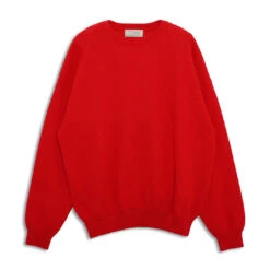 Back Logo Print Sweat / Red - J.J. Mercer
