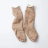 DOUBLE FACE CREW SOCKS / Camel - ROTOTO -Ki:ts Shop rototo 0476 DOUBLEFACECREWSOCKS Camel