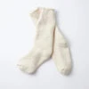 DOUBLE FACE CREW SOCKS / Oatmeal - ROTOTO -Ki:ts Shop rototo 0492 DOUBLEFACECREWSOCKS Oatmel