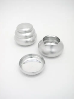 Suiu Set Of 3 (Stacking Tin Ware For Sake) - Metaphys 19 Suiu Set Of 3 (Stacking Tin Ware For Sake) - Metaphys -Ki:ts Shop suiu02 H960