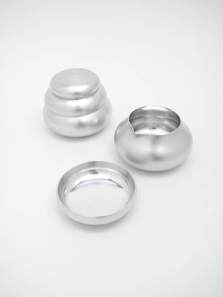 Suiu Set Of 3 (Stacking Tin Ware For Sake) - Metaphys 11 Suiu Set Of 3 (Stacking Tin Ware For Sake) - Metaphys - Image 9