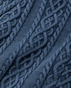 Men's Aran Cable Knit Jacket With Vintage Finish 20 / Navy - Triaa -Ki:ts Shop triaa1 JKT06 775x960 300