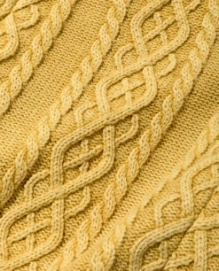 Men's Aran Cable Knit Jacket With Vintage Finish 20 / Mustard - Triaa -Ki:ts Shop triaa2 JKT08 775x960 300