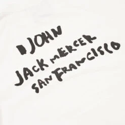 Back Logo Print T-shirts / Vanilla - J.J. Mercer -Ki:ts Shop vanila 6