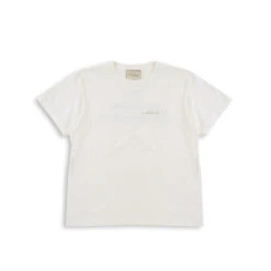 Back Logo Print T-shirts / Vanilla - J.J. Mercer