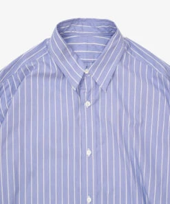 Wide Shirt High Count (regular Shirts) / Blue Stripe - Sillage -Ki:ts Shop wideshirthighcountbluestripedetail
